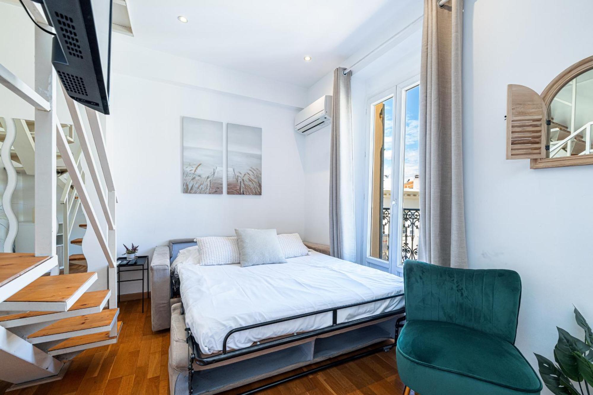Massena Street - 1 Bdr Duplex With Ac & Parking Apartman Nizza Kültér fotó