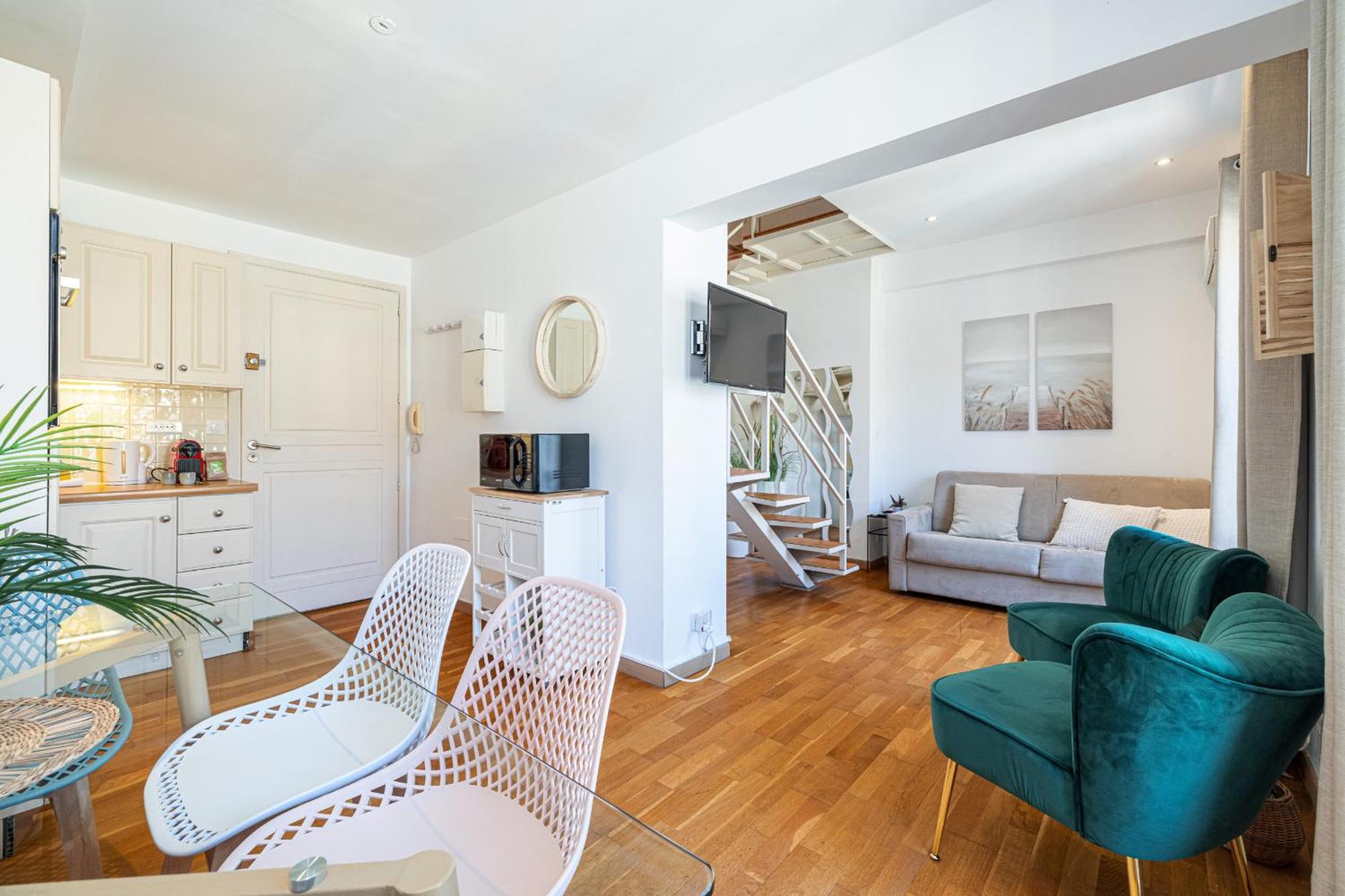 Massena Street - 1 Bdr Duplex With Ac & Parking Apartman Nizza Kültér fotó