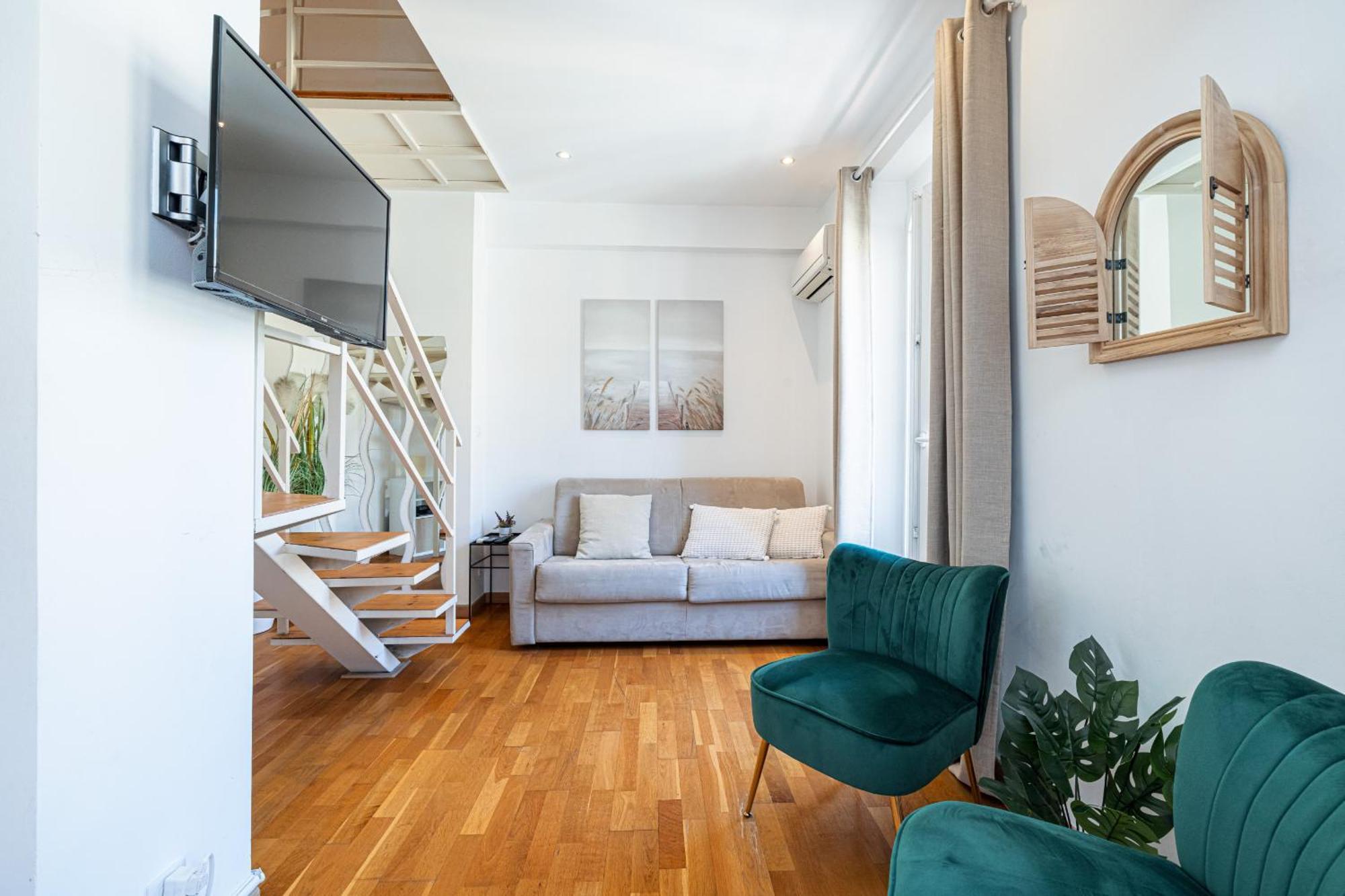 Massena Street - 1 Bdr Duplex With Ac & Parking Apartman Nizza Kültér fotó